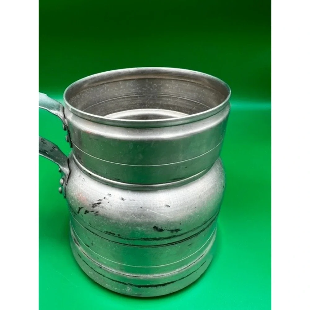 Vintage COMET Aluminum Double Boiler 2 Piece Set Popular Aluminum Made in USA